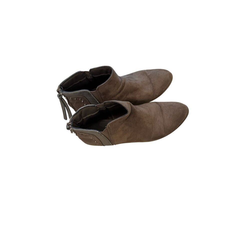 Suede women's ankle boots size 8